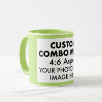 Moldura de Foto Paisagem 4x6 Lime Custom Combo