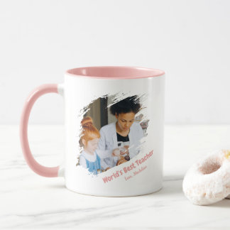 Caneca Moldura de Traço Escovado com 2 Fotos do Melhor Pr