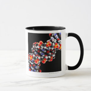 Caneca Molécula do ADN. Modelo molecular do ADN