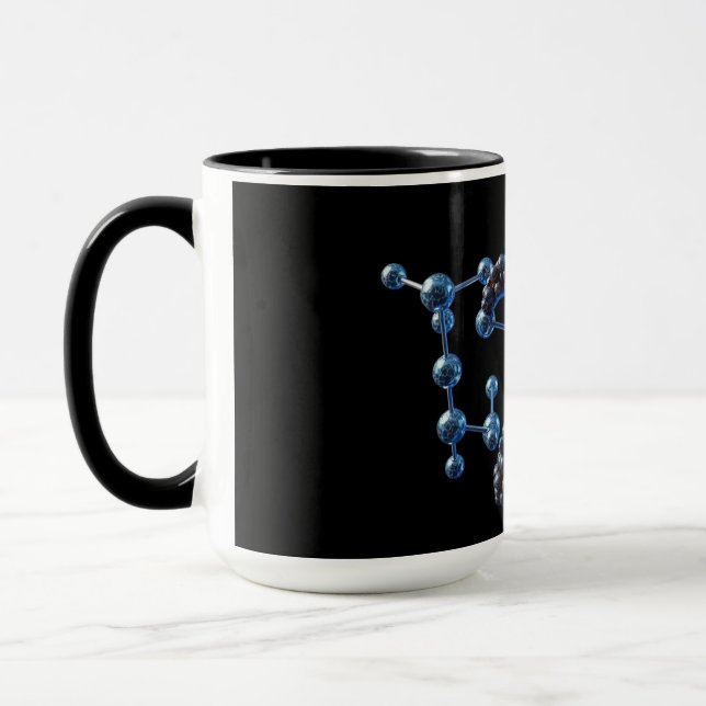 Caneca Molecular Pi Day Chemistry Science Coffee (Esquerda)