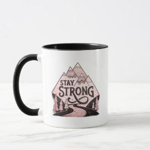 Caneca Moletom Stay Strong Mountain – Il Geométrico Minim