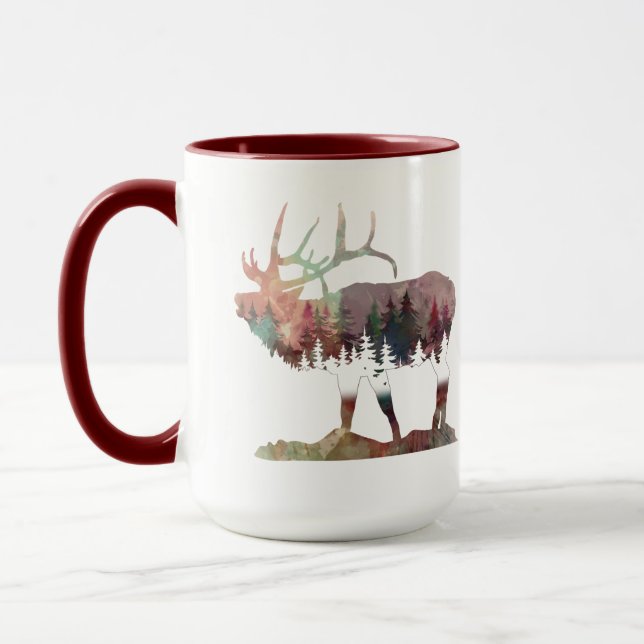 Caneca Molho de água multicoloração de elk mug (Esquerda)