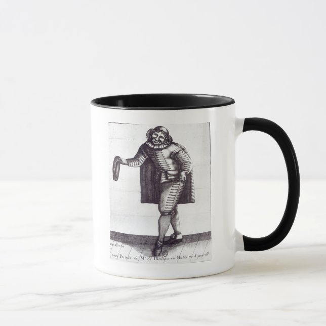 Caneca Moliere como Sganarelle 'em DES Maris de L'Ecole (Direita)