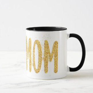 Caneca MOM DE CÃO, Lama Dourada de Lama