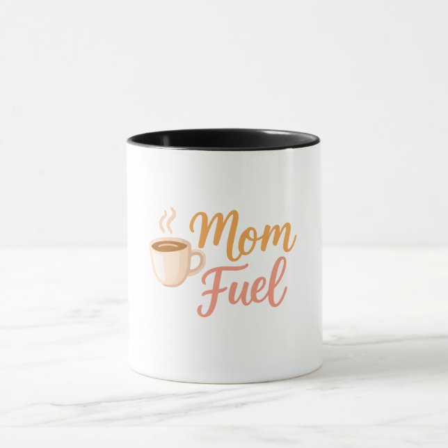 Caneca Mom Fuel Coffee Mug for Moms (Centro)