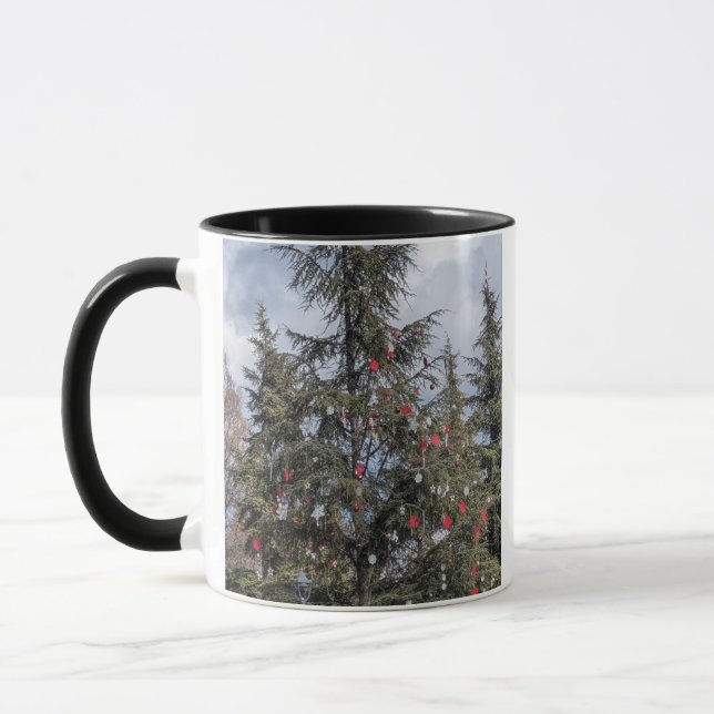 Caneca Momento Congelado - Mug de Árvore de Natal | Cozy  (Esquerda)