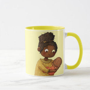 Caneca Momento Terno Arte Caprichosa de Mãe e Filho em Ca