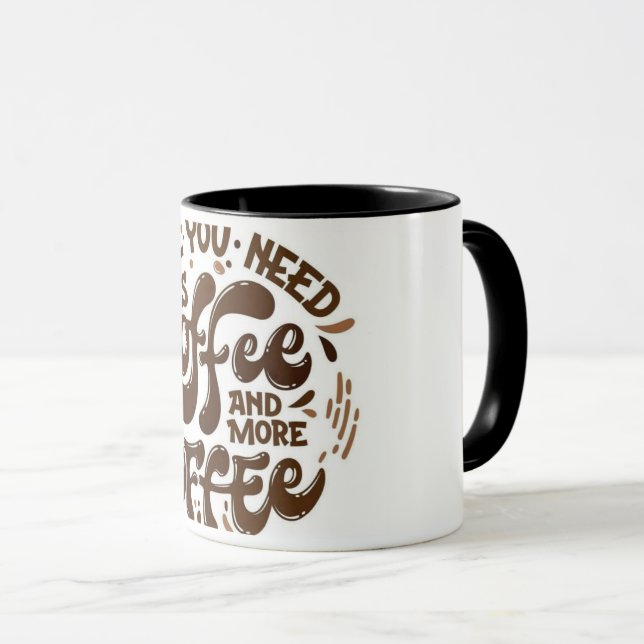 Caneca Momentos Aconchegantes de Felicidade com Café (Frente Esquerda)