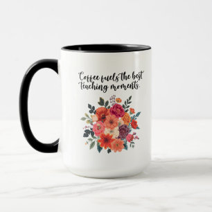 Caneca Momentos de Ensino Melhores Impulsionados por Café