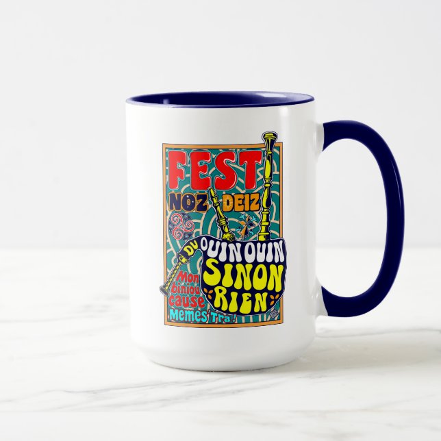 Caneca Mon biniou cause (Direita)