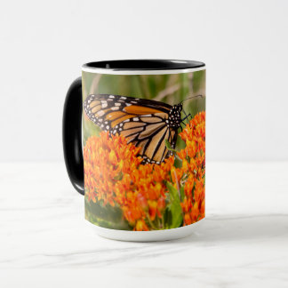 Caneca Monarch Butterfly Mug, Borboleta em Milkweed