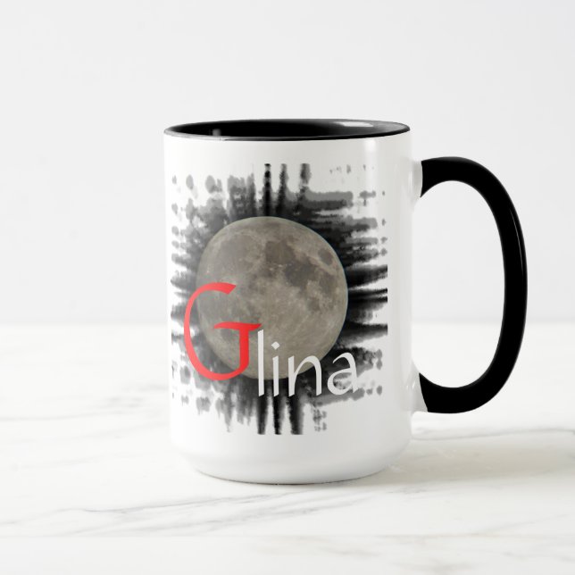 Caneca Mond, Lune, Luna, Glina, Moon Tasse (Direita)