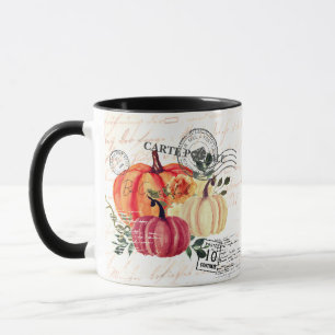 Caneca Mondern vintage Bombaim de aquarela