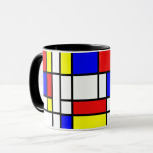 Caneca Mondrian - Composição II - Art Mug