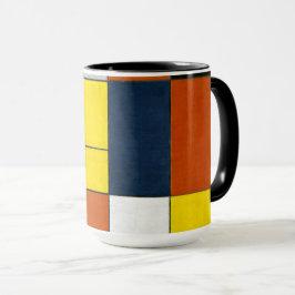 Caneca Mondrian - N.o VI, Composição n.o II,