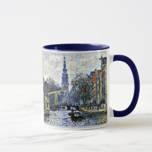 Caneca Monet: Canal em Amsterdã