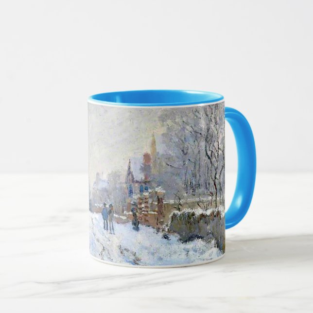 Caneca Monet - Cena de Neve na Argentina (Frente Esquerda)