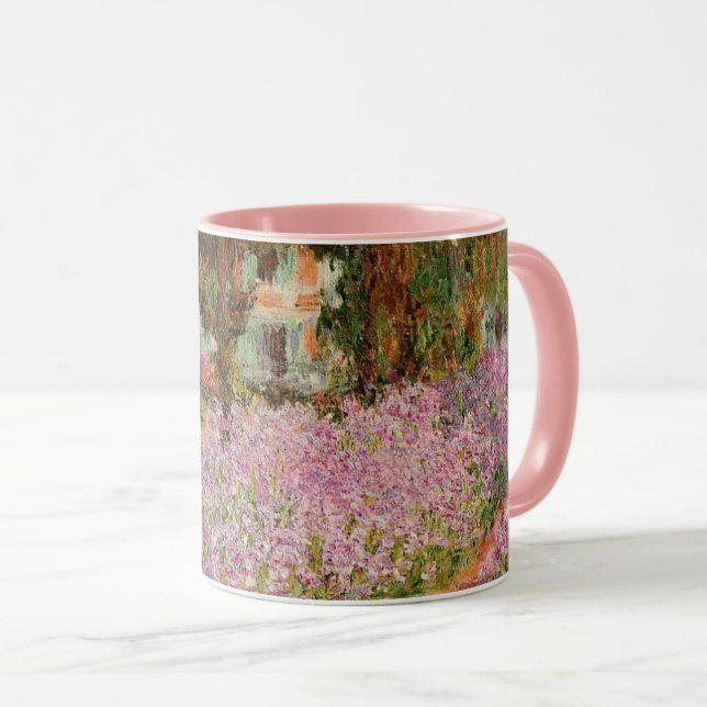 Caneca Monet - Irrises no Jardim de Monet (Frente Esquerda)
