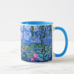 Caneca Monet: Lírios Água 1919<br><div class="desc">Claude Monet: Lírios de Água Vermelho, 1919, Impressionismo - caneca de café trabalho de arte.</div>