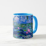 Caneca Monet: Lírios de Água, 1919<br><div class="desc">Claude Monet: Lírios de Água Vermelho, 1919, caneca de café trabalho de arte do Impressionismo Francês.</div>