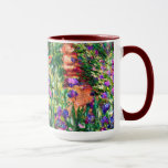 Caneca Monet - O Jardim Íris em Giverny<br><div class="desc">Claude Monet, O Jardim Íris de Giverny, caneca de café.</div>