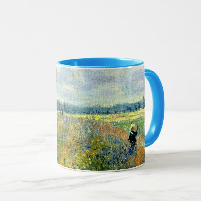 Caneca Monet - Poppy Field, Argenteuil (Frente Esquerda)