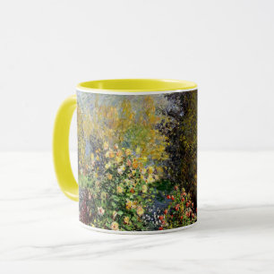 Caneca Monet - Um canto do jardim em Montgeron