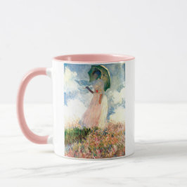 Caneca Monet Woman com Parasol à esquerda