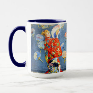 Caneca Monet Woman em Figurino Japonês