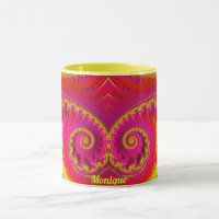 MONIQUE ~ QUENTE 3D FRASCO 3D Fractal ~ Cor-de-ros