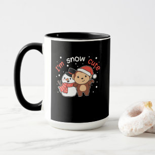 Caneca Monkey I Love You Snow Much Snowman Pun