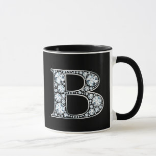 Caneca Monograma B Faux Diamond