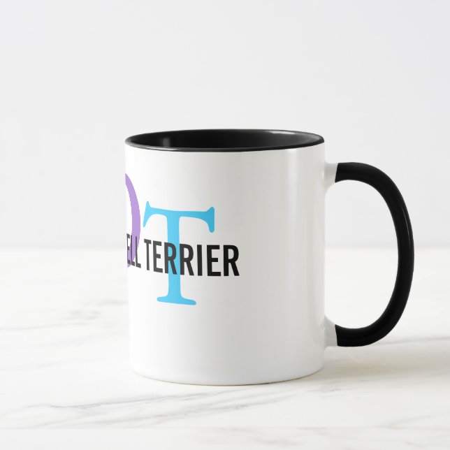Caneca Monograma da raça de Russell Terrier do Parson (Direita)