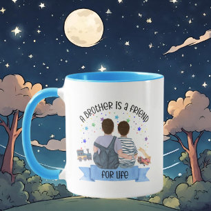 Caneca Monograma de adição do legal Irmão Amigo