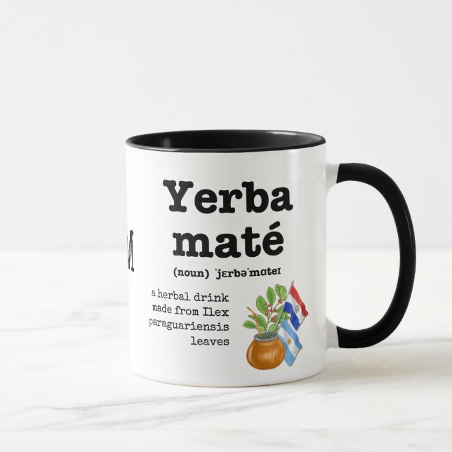 Caneca Monograma de Definição de MATE YERBA (Direita)