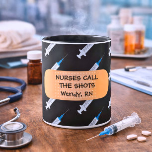 Caneca Monograma de Enfermeiras Fazem o Trabalho