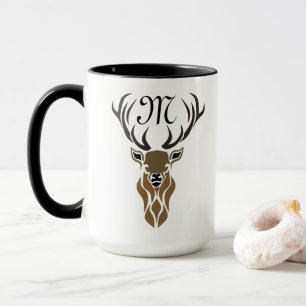 Caneca Monograma do Red Stag Tribal