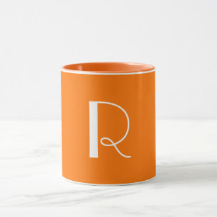 Caneca Monograma Laranja Neon Unisexo