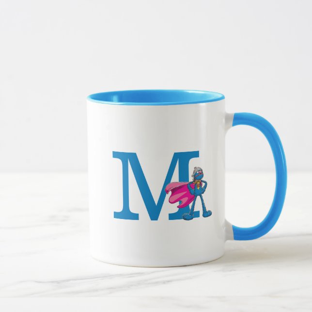 Caneca Monograma M Super Grover (Direita)