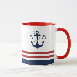 Caneca Monograma náutico