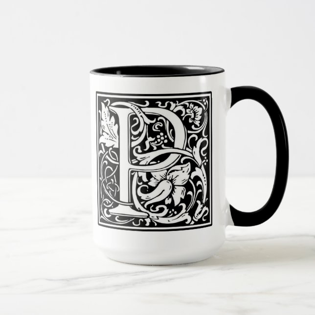 Caneca Monograma P Mug (Direita)