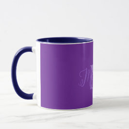 Caneca Monograma Personalizado Combo Púrpura