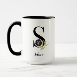 Caneca Monograma personalizado Flamenco Mug