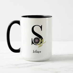 Caneca Monograma personalizado Flamenco Mug
