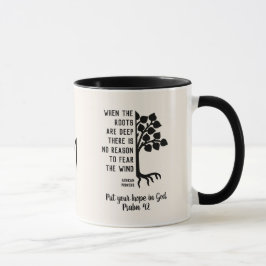 Caneca Monograma quando as raízes são inspiradoras profun