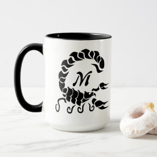 Caneca Monograma Tribal Black Scorpion