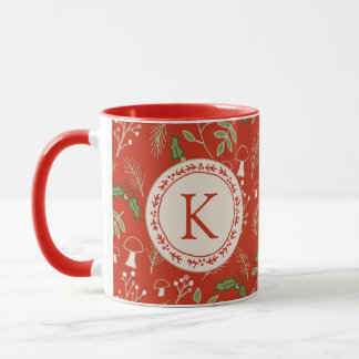 Caneca Monogramas Woodlands Red