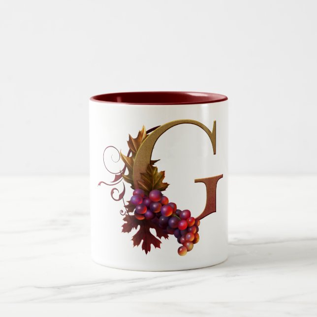 Caneca Monogrammed "G " ARS Botanica" de (Centro)