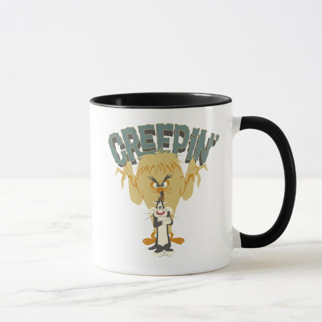 Caneca MONSTER™ "Creepin'', 2 AVES, atrás do SYLVESTER™ (Direita)