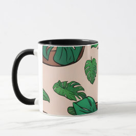 Caneca Monstera Plant Pote Standard Art